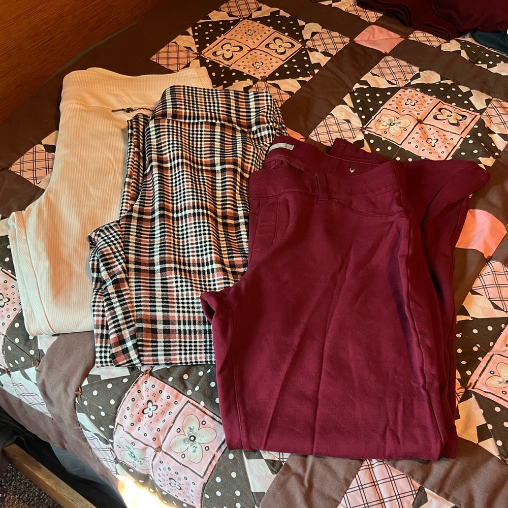 3 pairs of dress pants